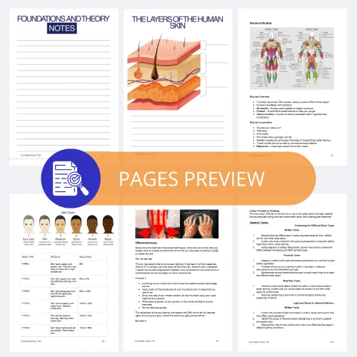 Complete Spray Tanning Editable Training Manual