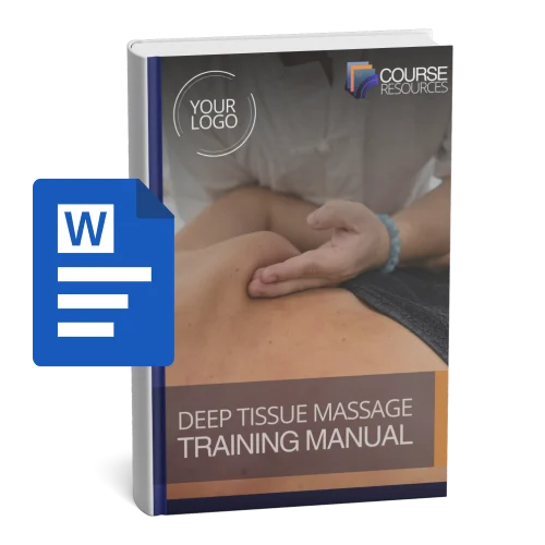 Deep Tissue Body Massage Editable Training Manual Deep Tissue Body Massage Editable Training Manual